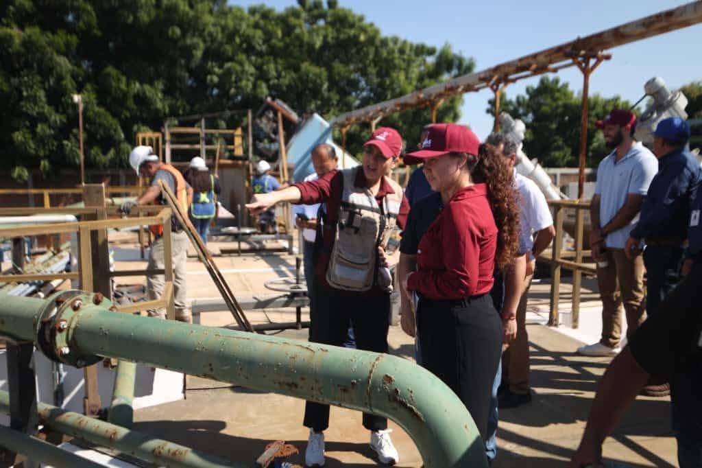 Supervisa Estrella Palacios rehabilitación de cárcamos en Mazatlán