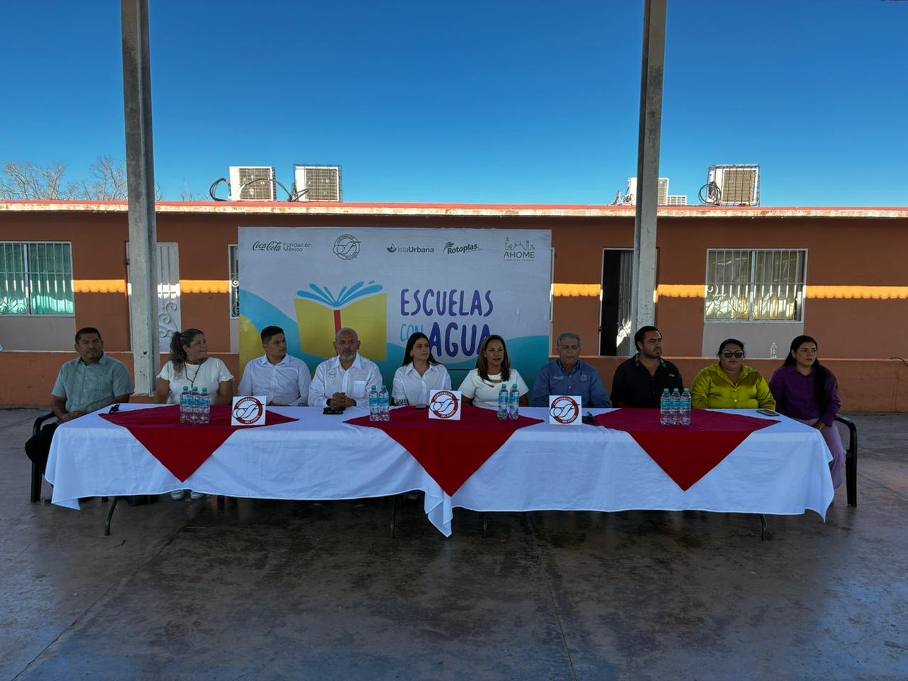 Fundación Coca-Cola inaugura el proyecto "Escuelas con Agua" en la primaria de Topolobampo en Ahome, Sinaloa