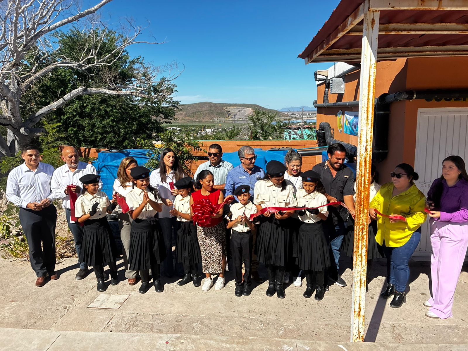 Fundación Coca-Cola inaugura el proyecto "Escuelas con Agua" en la primaria de Topolobampo en Ahome, Sinaloa