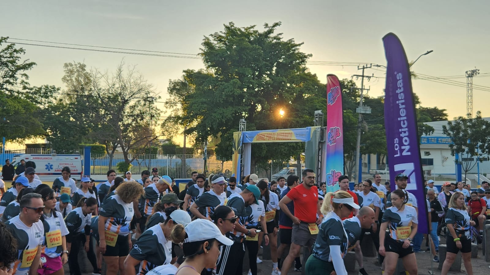 Evento deportivo "Corre por el botánico" en Culiacán, Sinaloa
