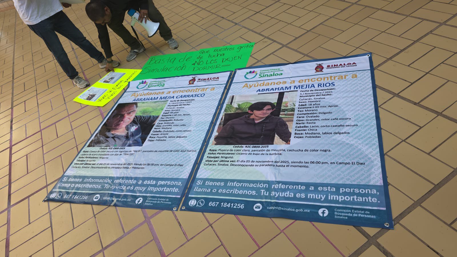 exigen aparicion con vida de abraham y abrahamcito en culiacan familia