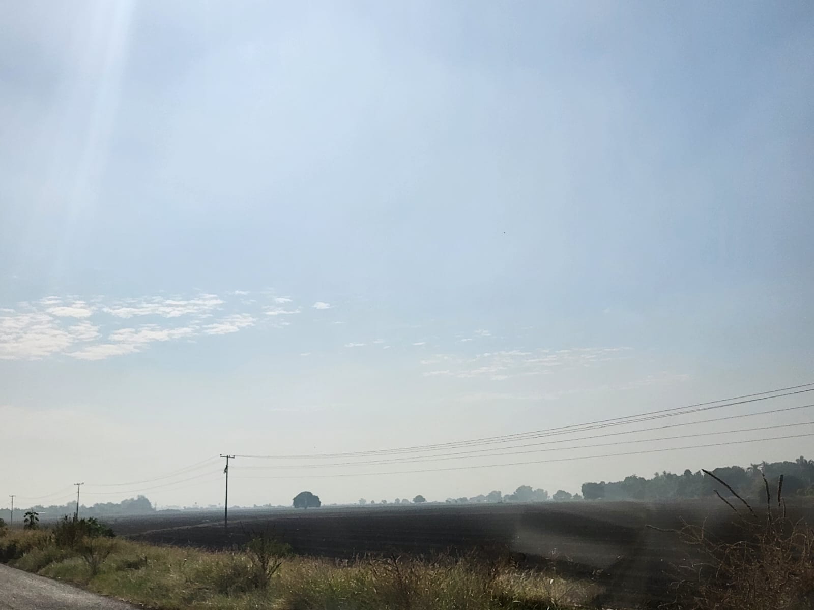 Explican origen del humo que cubrió a Guasave