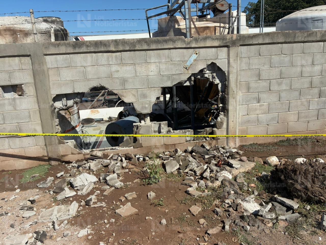 Explosión en empresa agrícola en Ahome, Sinaloa