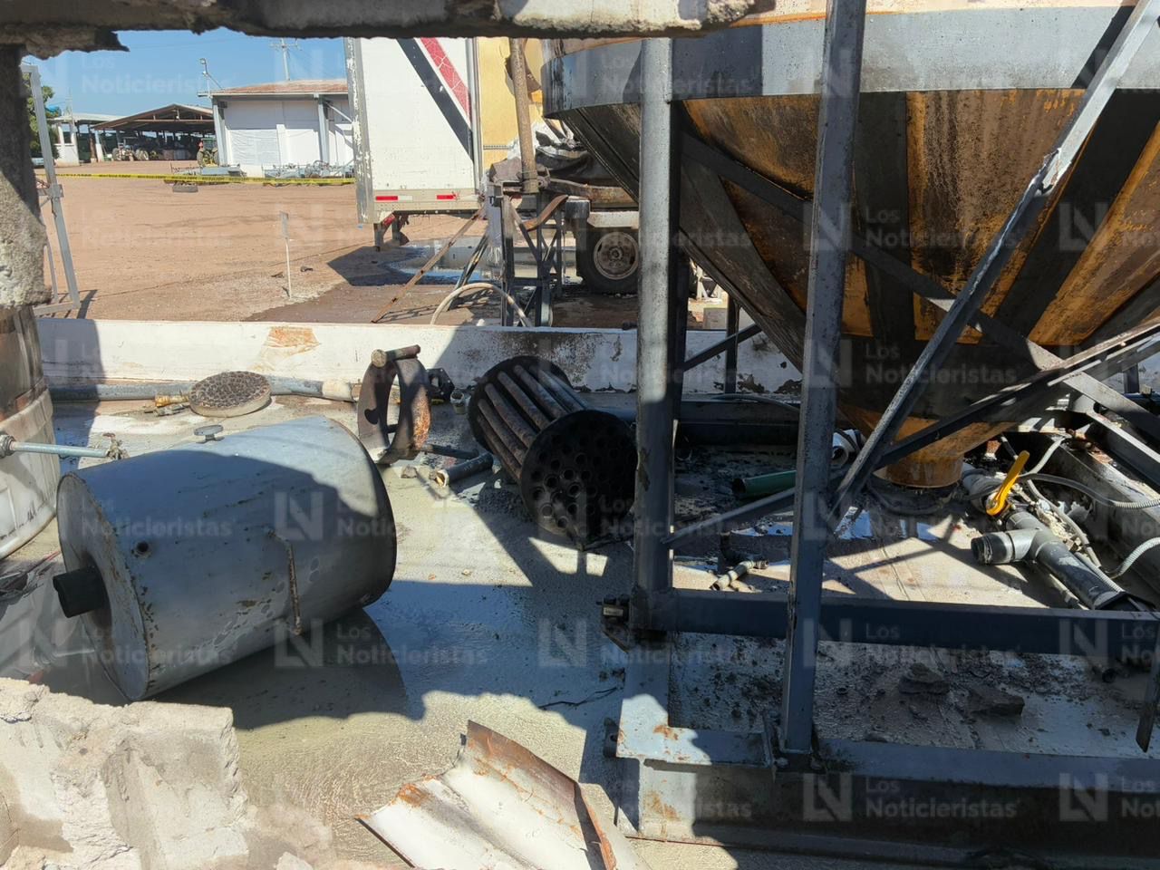 Explosión en empresa agrícola en Ahome, Sinaloa