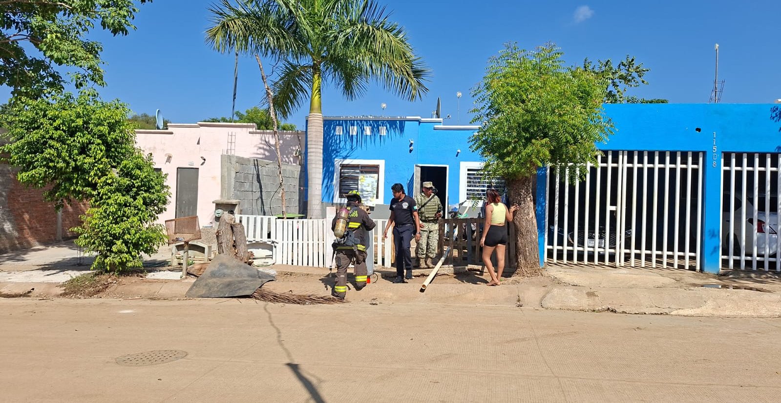 explosion por fuga de gas en fraccionamiento san antonio en mazatlan