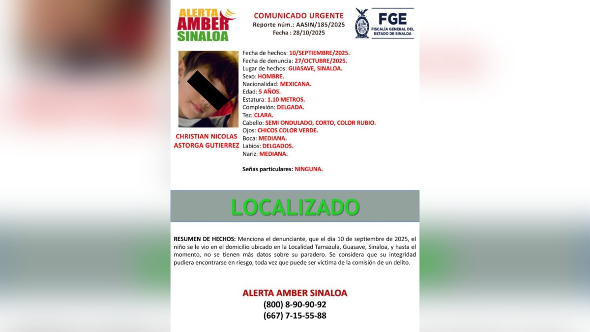 ficha alerta amber nicolas guasave