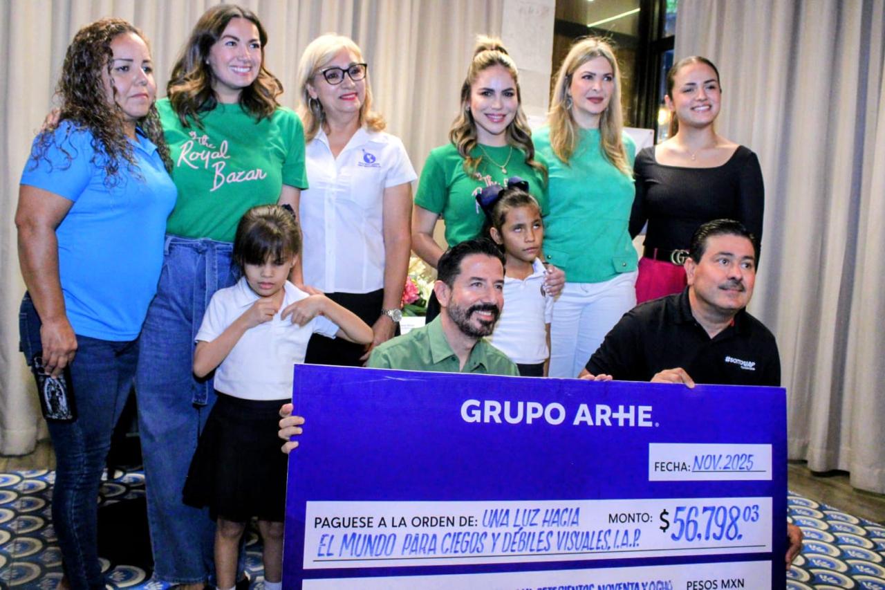 Con apoyo de Grupo ARHE, Mesa de la Filantropía en Mazatlán recauda más de 56 mil pesos