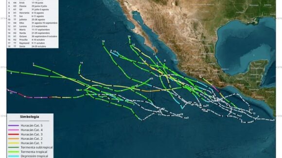 Cierra la temporada de lluvias y ciclones 2025 en Sinaloa con récord histórico de precipitaciones en Mazatlán, Sinaloa