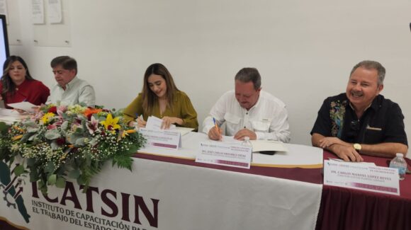 Icatsin, Codesin y Canacintra Guasave, Sinaloa firman convenio para impulsar la capacitación laboral
