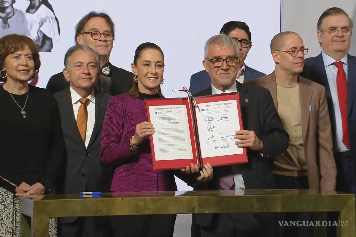 Firma de convenio de supercomputadora en México