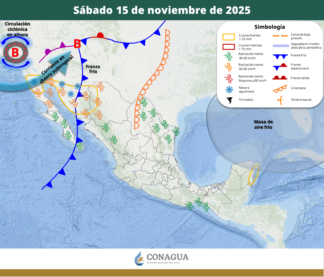 frente frio No 14