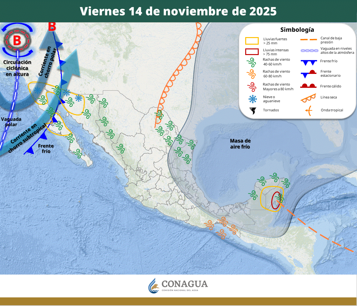 frente frio No 14