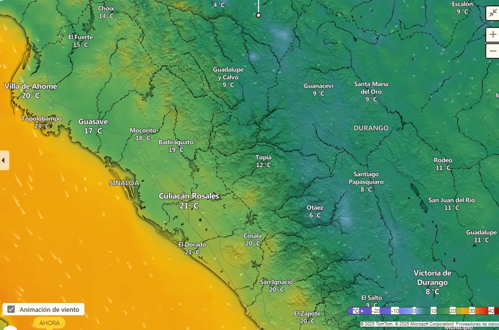 frio en sinaloa