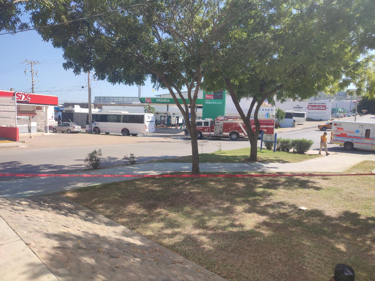 Fuga de gas en el fraccionamiento San Jorge en Mazatlán