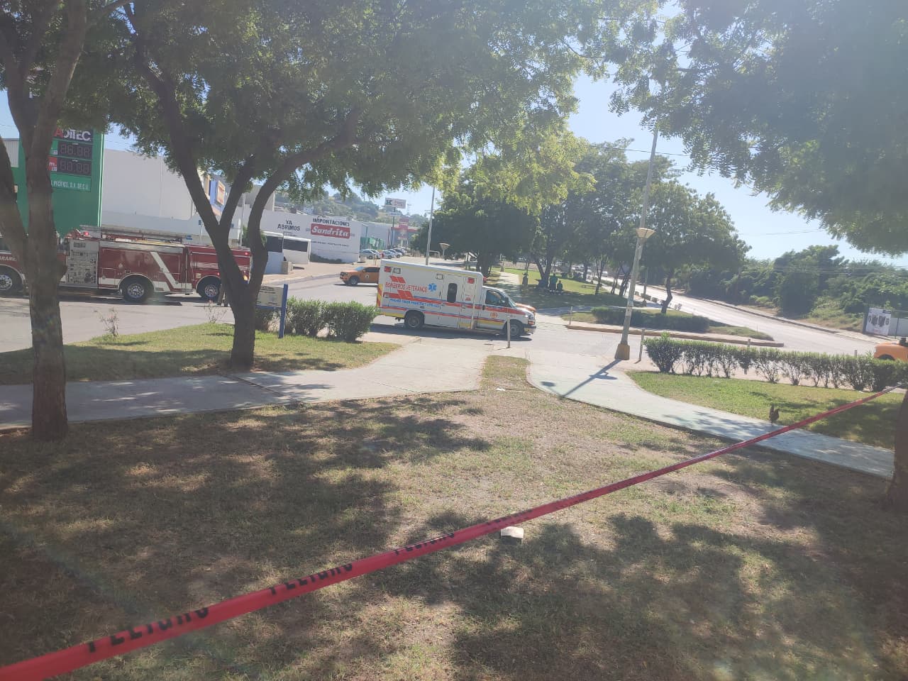 Fuga de gas en el fraccionamiento San Jorge en Mazatlán