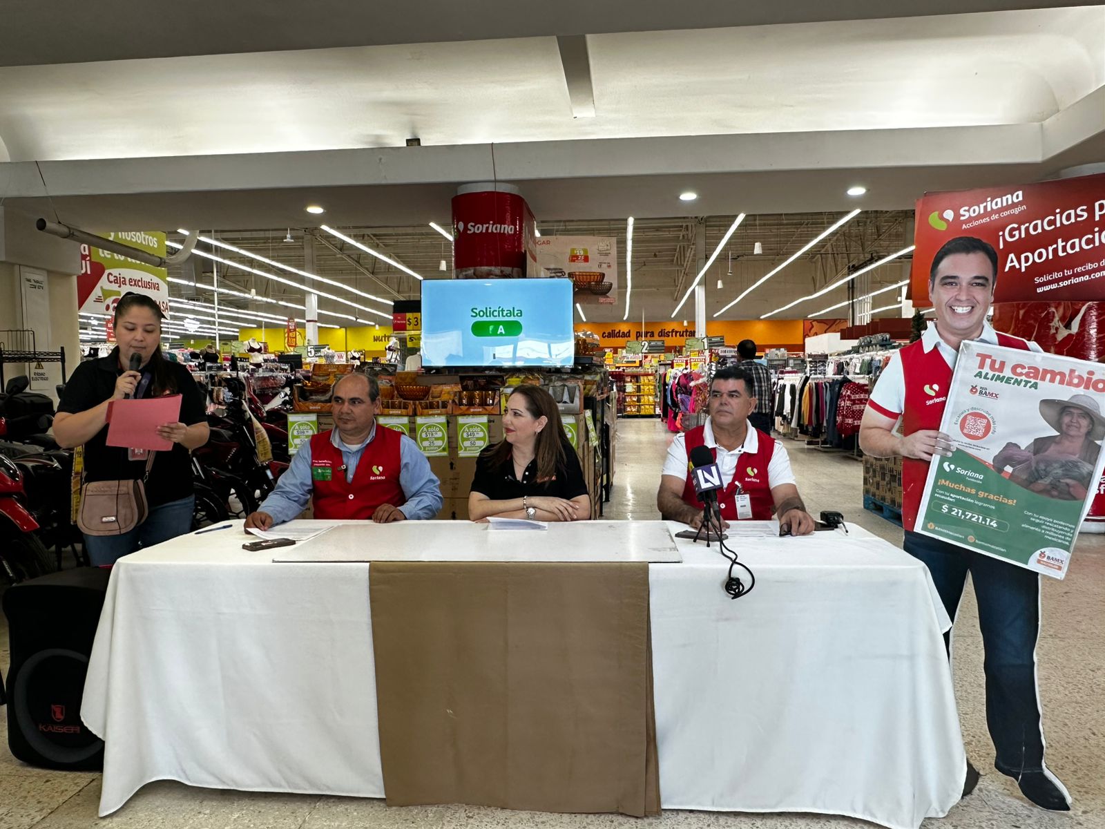 Fundación Soriana entrega donativo al Banco de Alimentos Mazatlán IAP