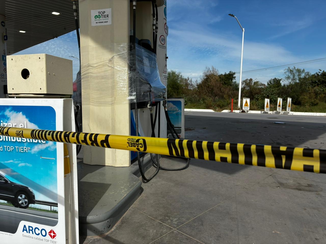 Gasolinera asegurada en Los Mochis