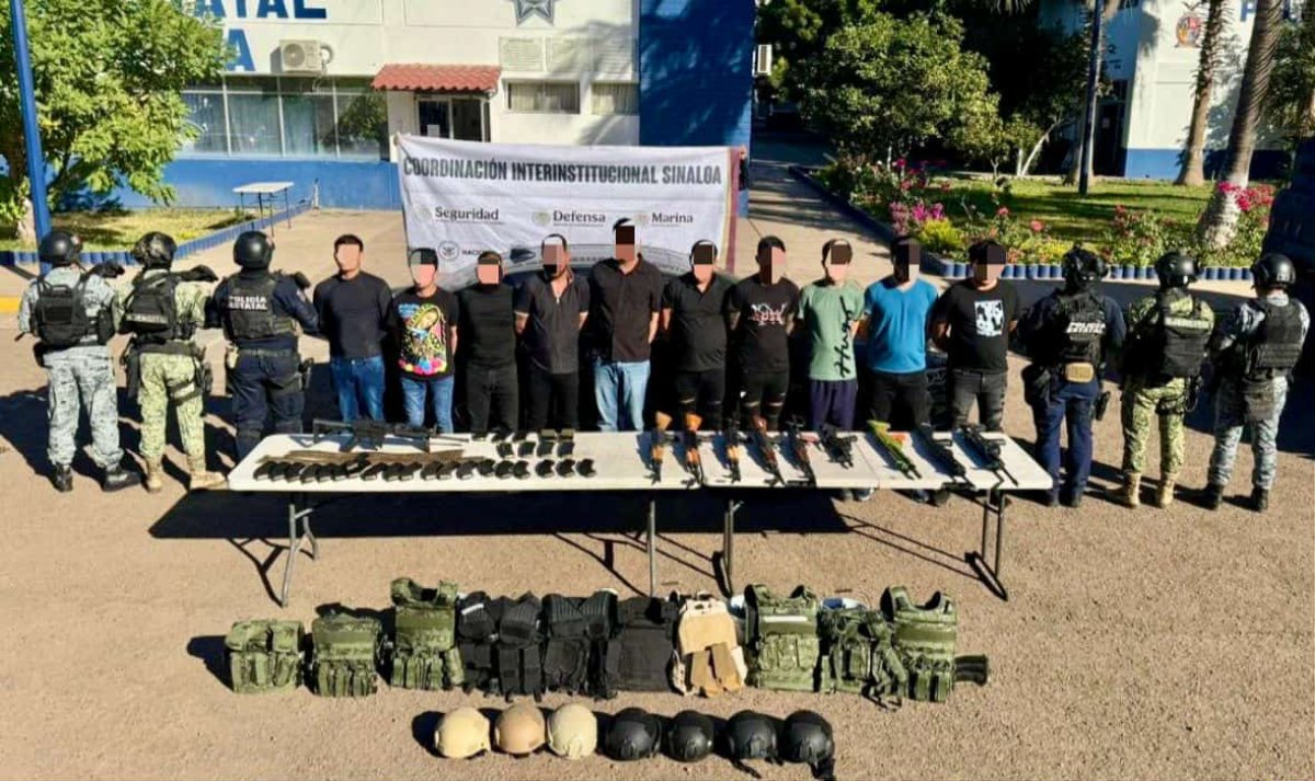 grupo armado detenido en Portalegre Culiacán goes guardia nacional