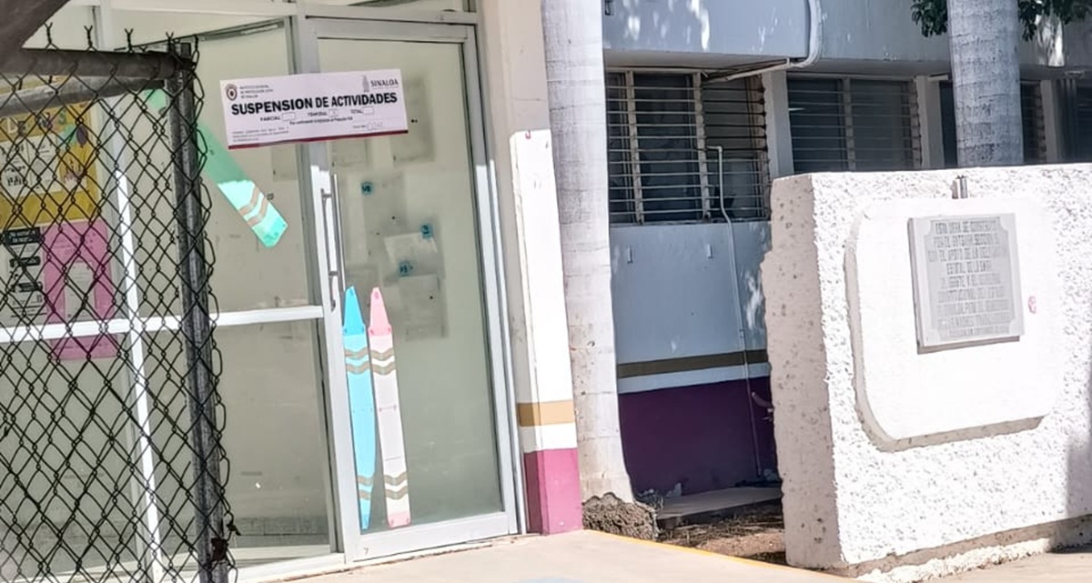 Guardería del Issste en Culiacán suspendida por Protección Civil
