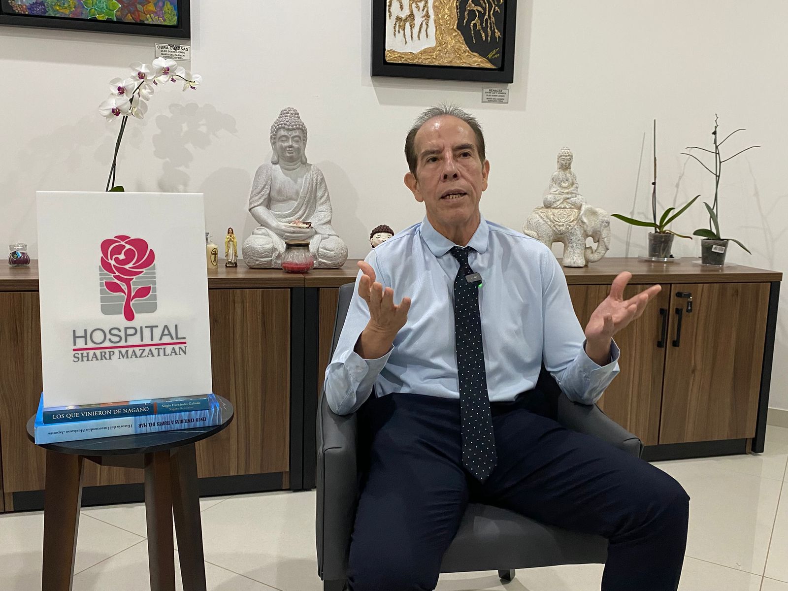 Héctor Velazco Serrano, presidente del Colegio de Medicina Interna del Sur de Sinaloa