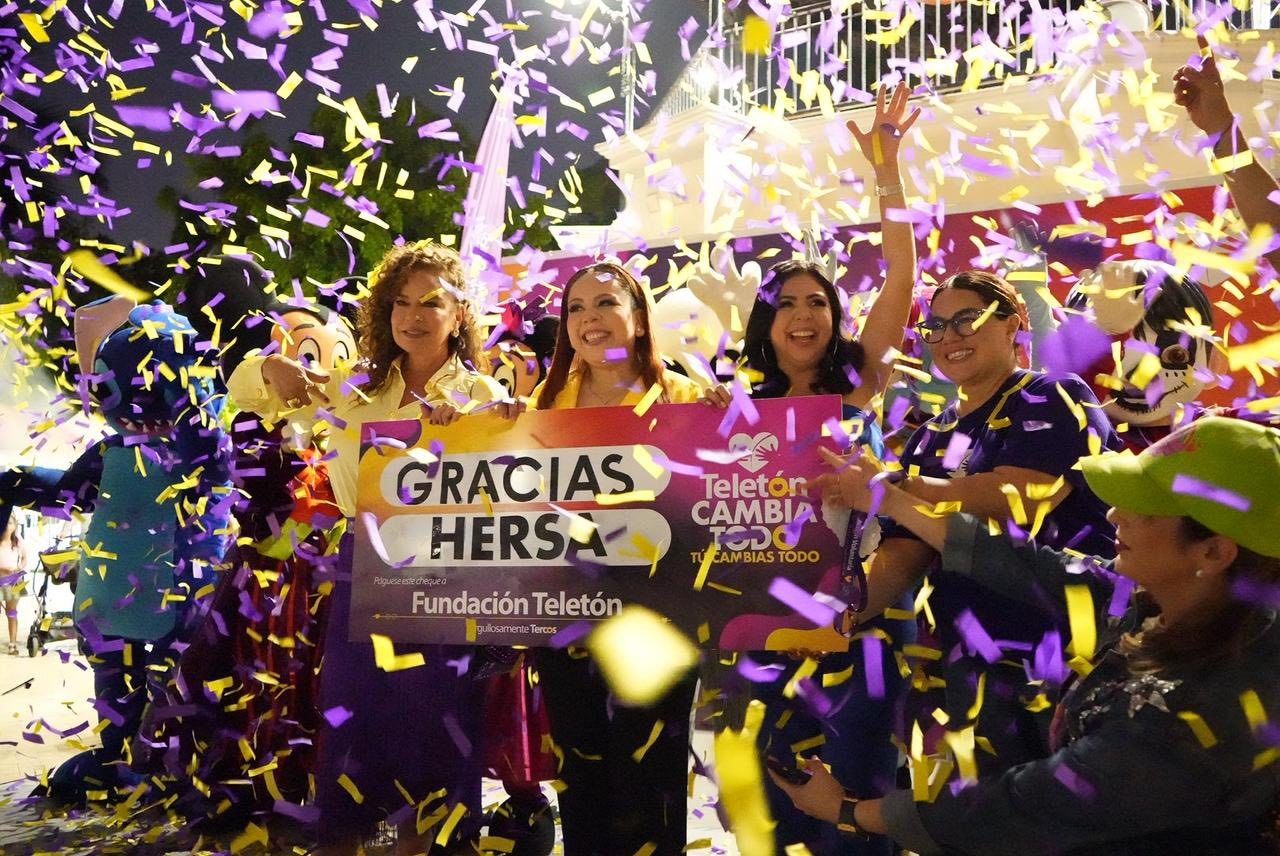 Hersa Corporativo recibe medalla y reconocimiento Teletón en Mazatlán