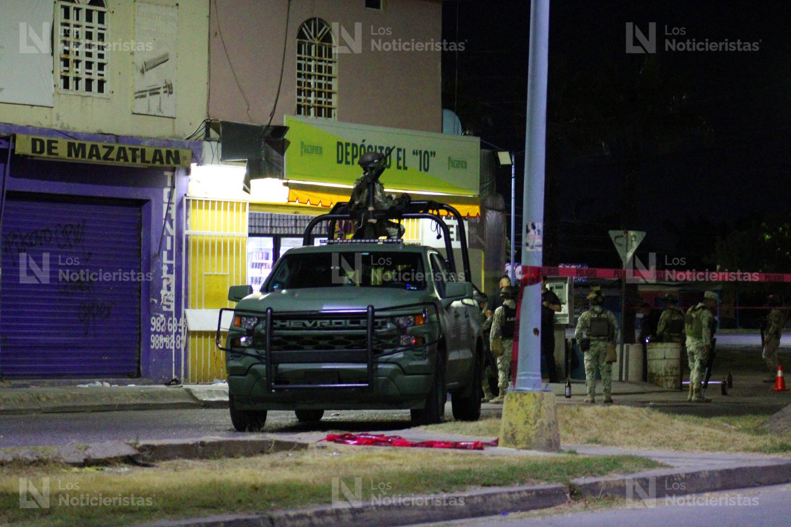 Hombre baleado en Torremolinos, Mazatlán, Sin.