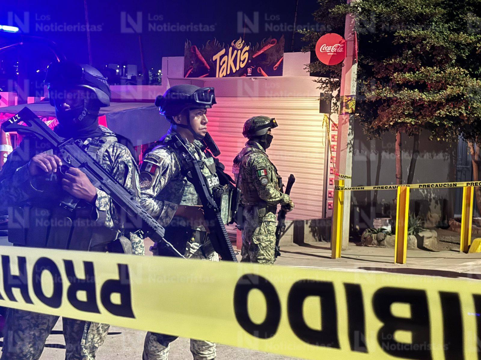 Ejército localiza a un hombre ejecutado dentro de un abarrote en la Progreso, Culiacán, Sin.