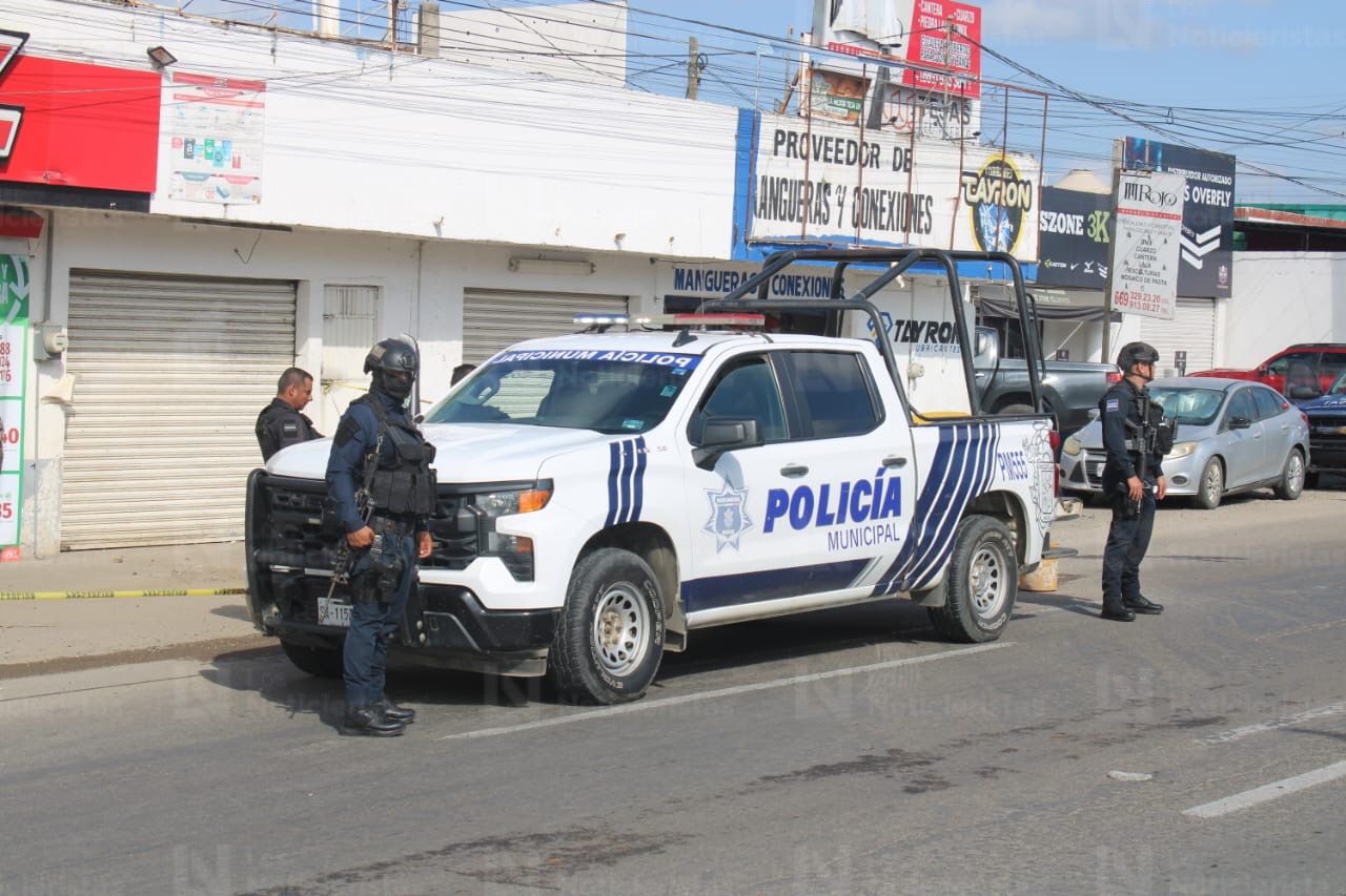 Unidades de la Policía Municipal de Mazatlán
