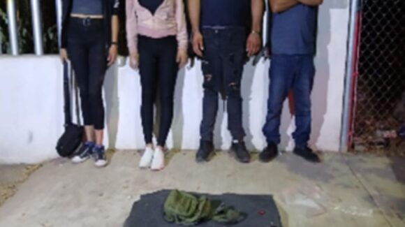 ¡Traían droga y cartuchos! Detienen a dos mujeres y dos hombres en la colonia Real de Minas en Culiacán, Sinaloa