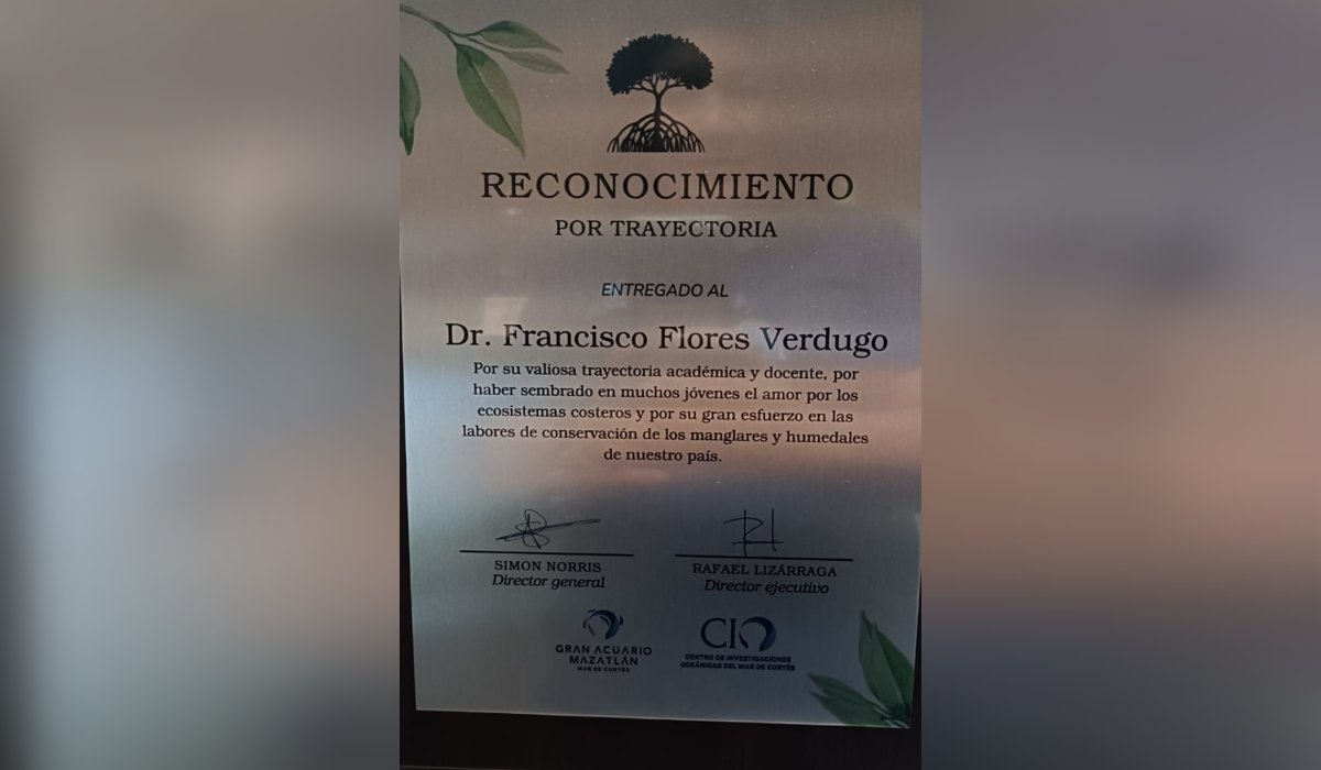 Reconocimiento al doctor Francisco Flores Verdugo