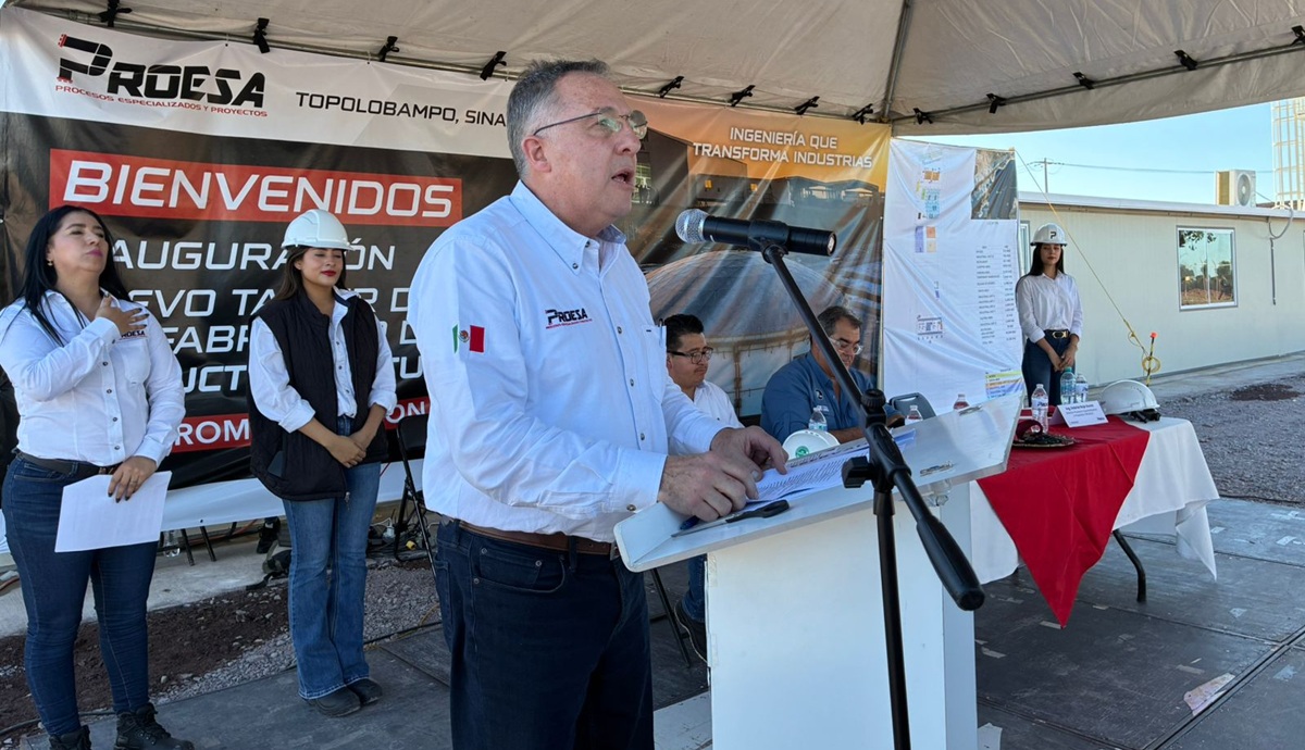 Inauguran taller de PROESA en Topolobampo, Sinaloa