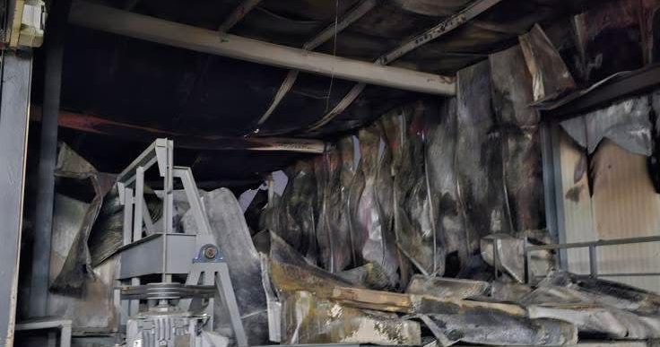 incendio en bodegas de refrigeracion en la jaripillo de mazatlan