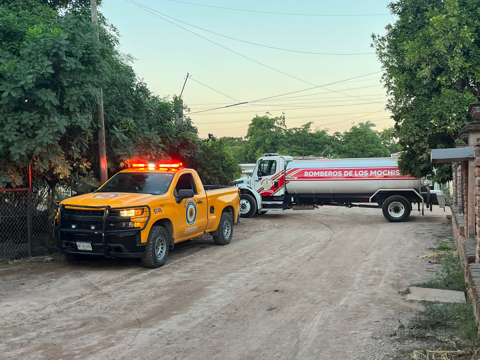 incendio en ejido de ahome