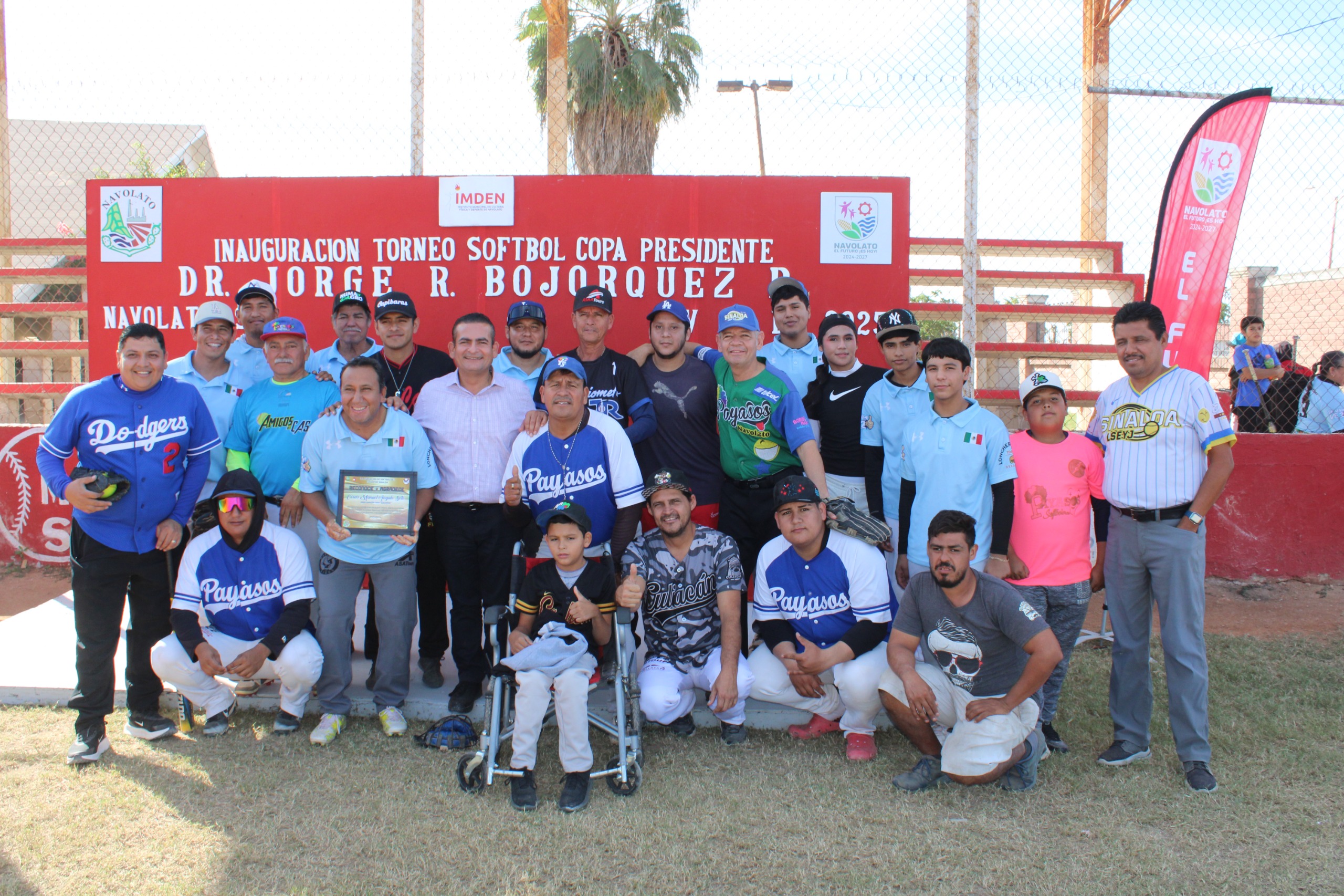Inicia el torneo de softbol Copa Jorge Rosario Bojórquez Berrelleza, en Navolato