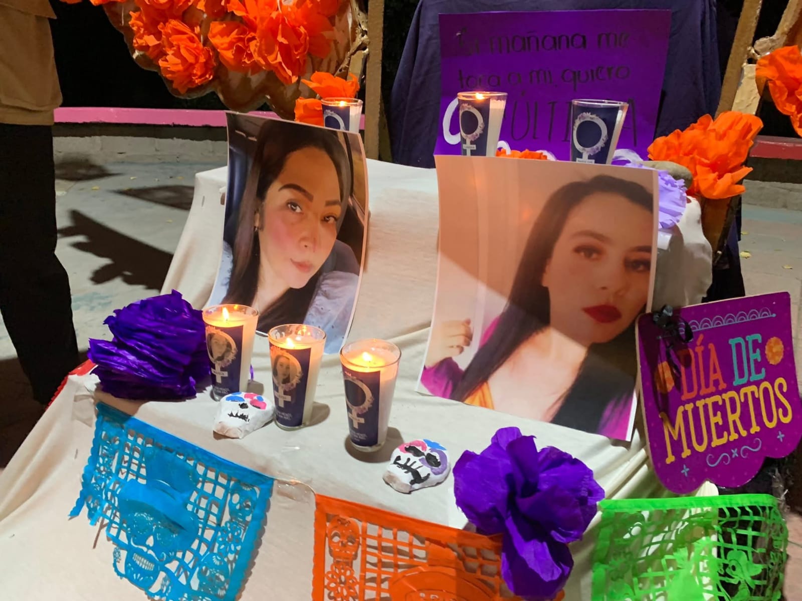 Altar a víctimas de feminicidio y desaparecidos en Guasave