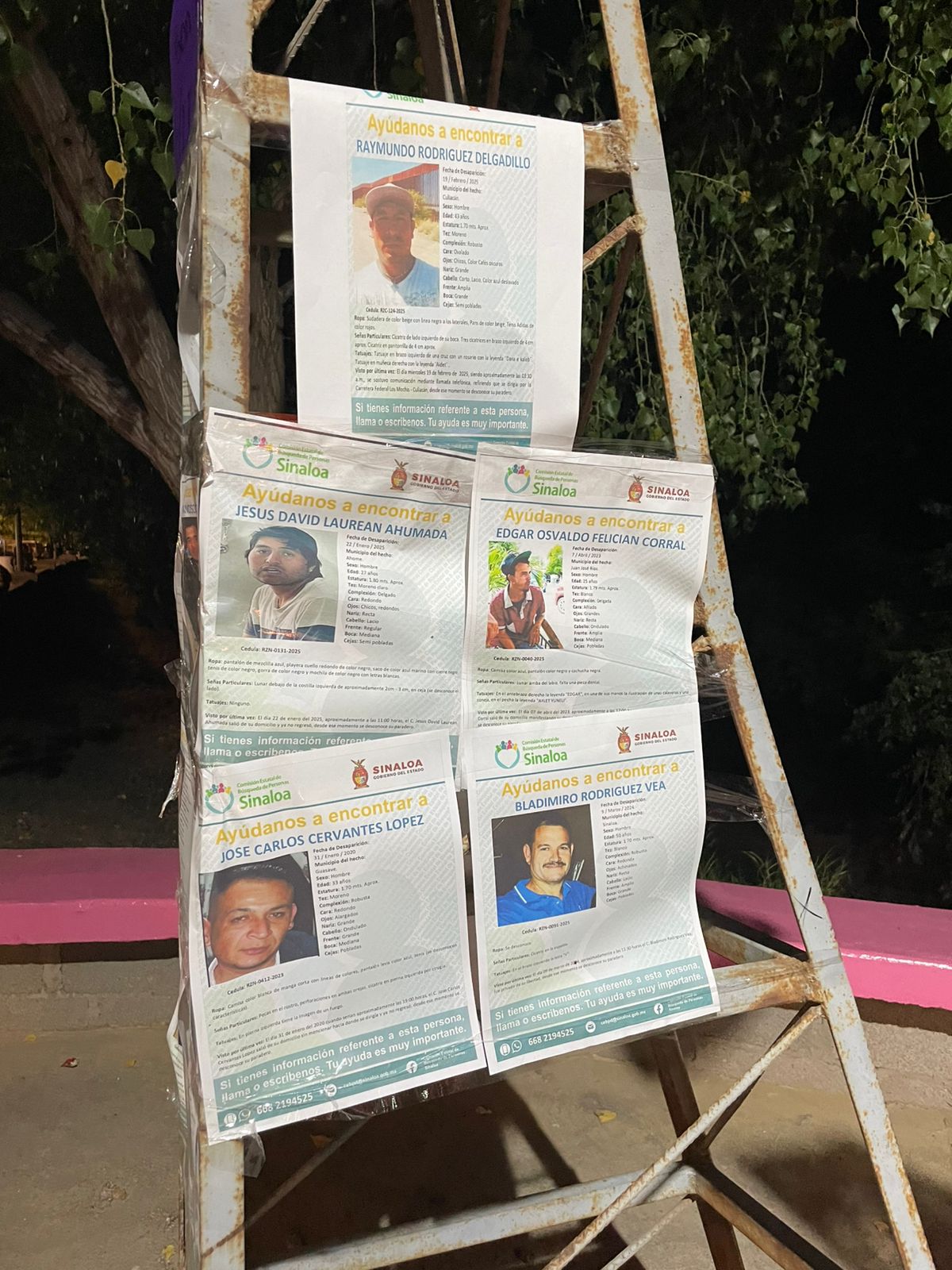 Altar a víctimas de feminicidio y desaparecidos en Guasave