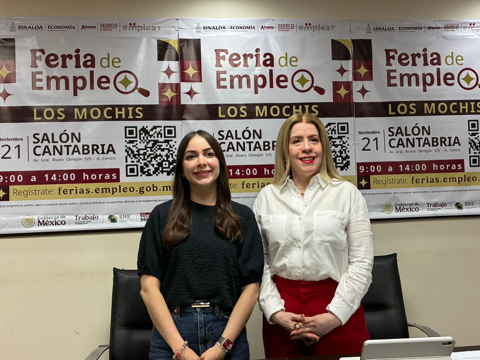 Abril Vega Araiza y Carmen Julia Cabrera Zazueta