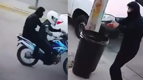 Intentan balear expendio de cerveza en Mazatlán, Sinaloa, pero se les entrampa el arma y huyen