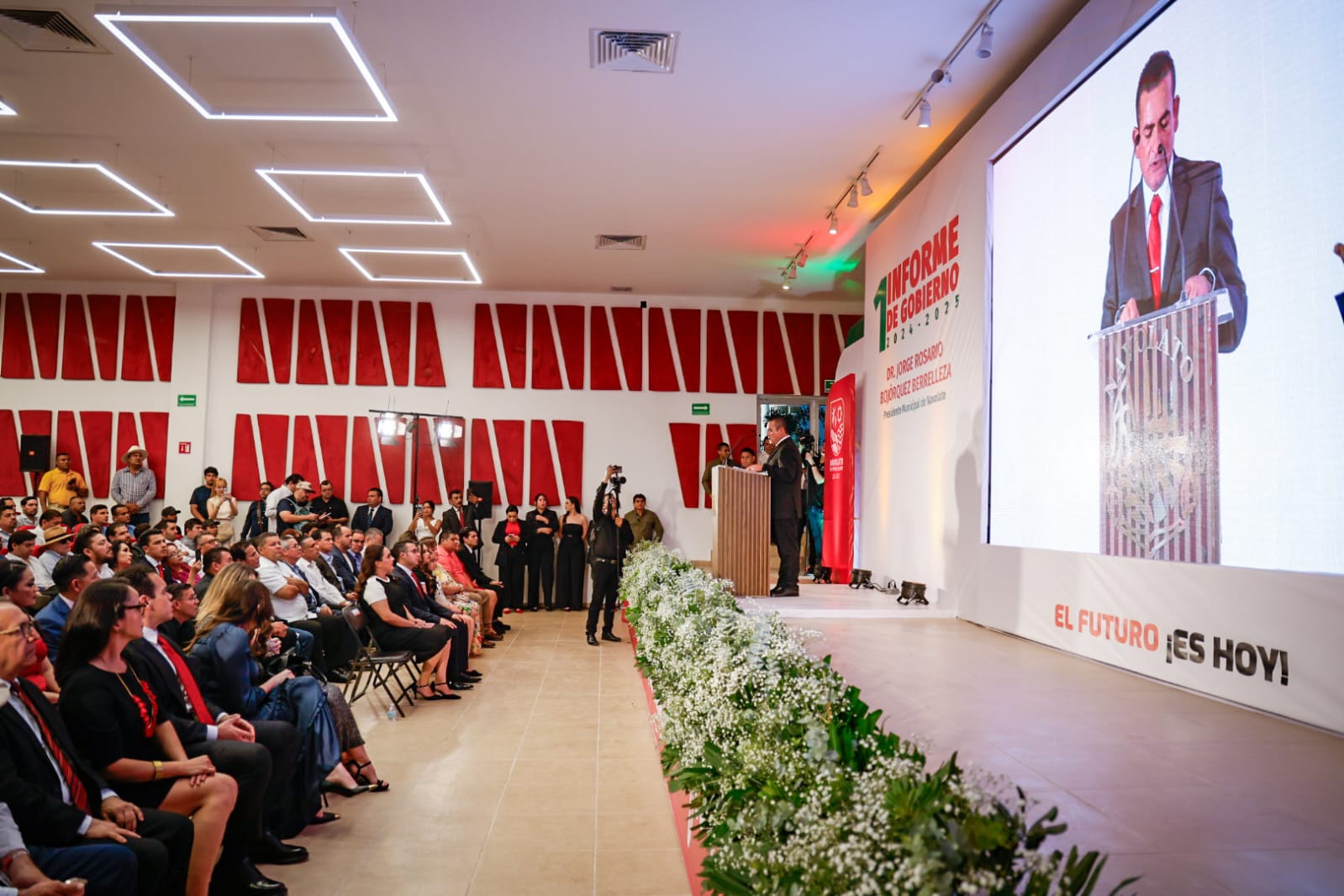 Jorge Bojórquez rinde su primer informe al frente del Ayuntamiento de Navolato