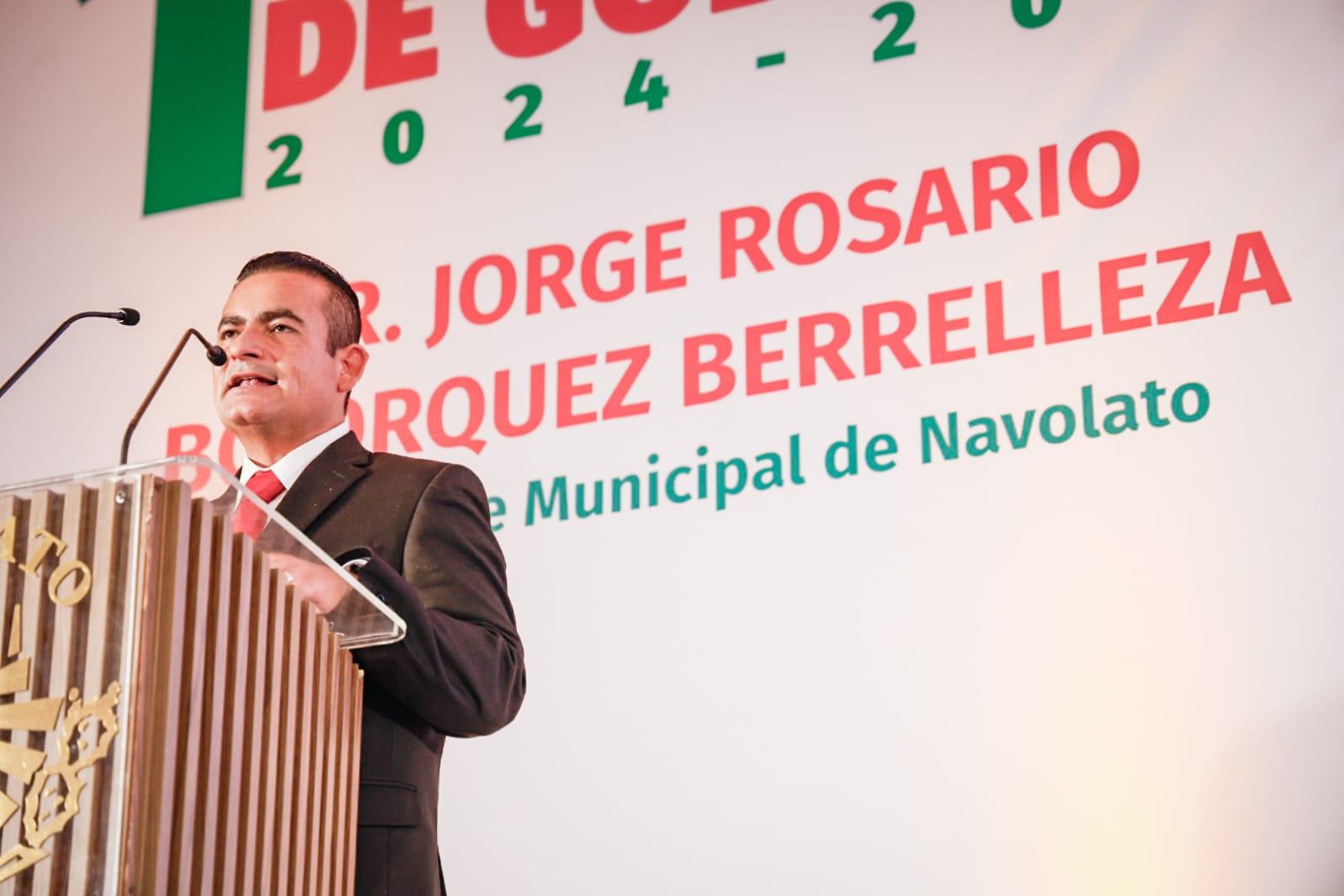 Jorge Bojórquez rinde su primer informe al frente del Ayuntamiento de Navolato