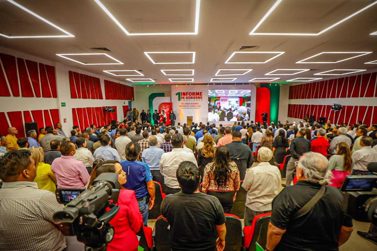Jorge Bojórquez rinde su primer informe al frente del Ayuntamiento de Navolato