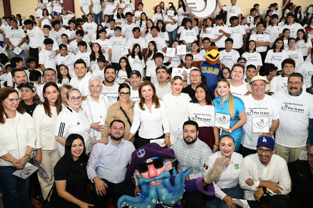 Jornada Nacional por la Paz y contra las Adicciones en Mazatlán