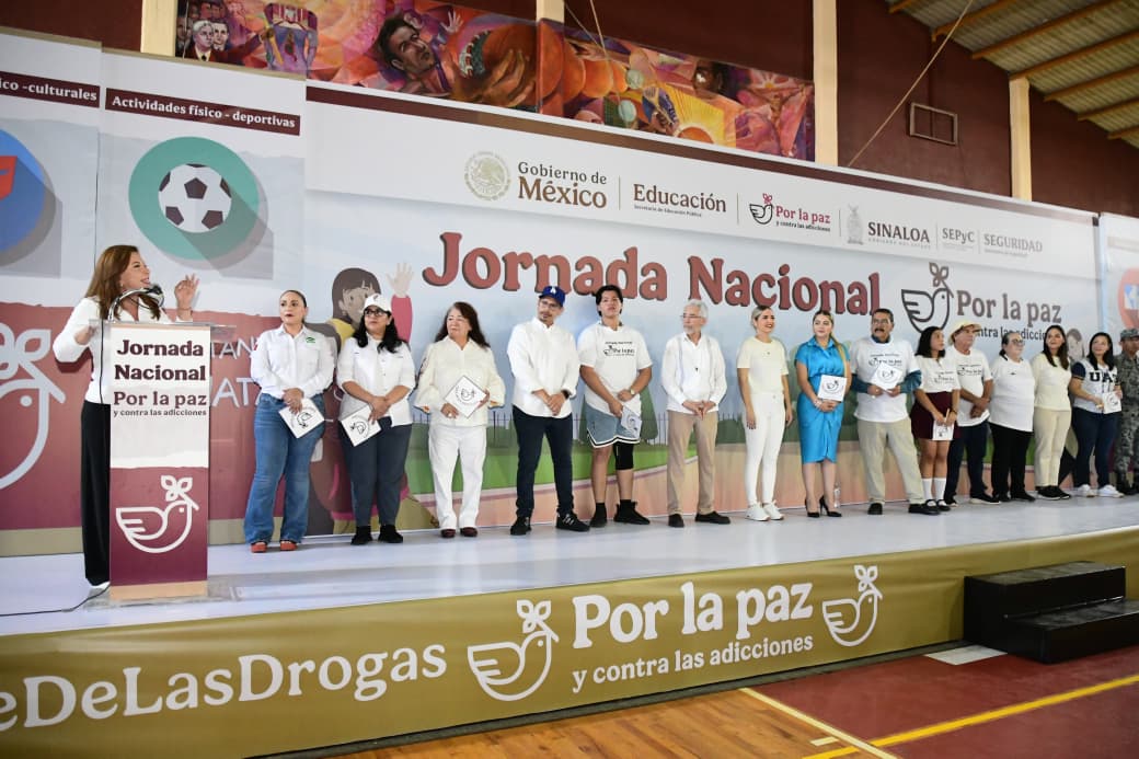 Jornada Nacional por la Paz y contra las Adicciones en Mazatlán