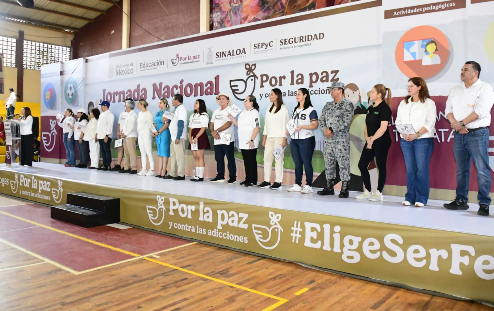 Jornada Nacional por la Paz y contra las Adicciones en Mazatlán