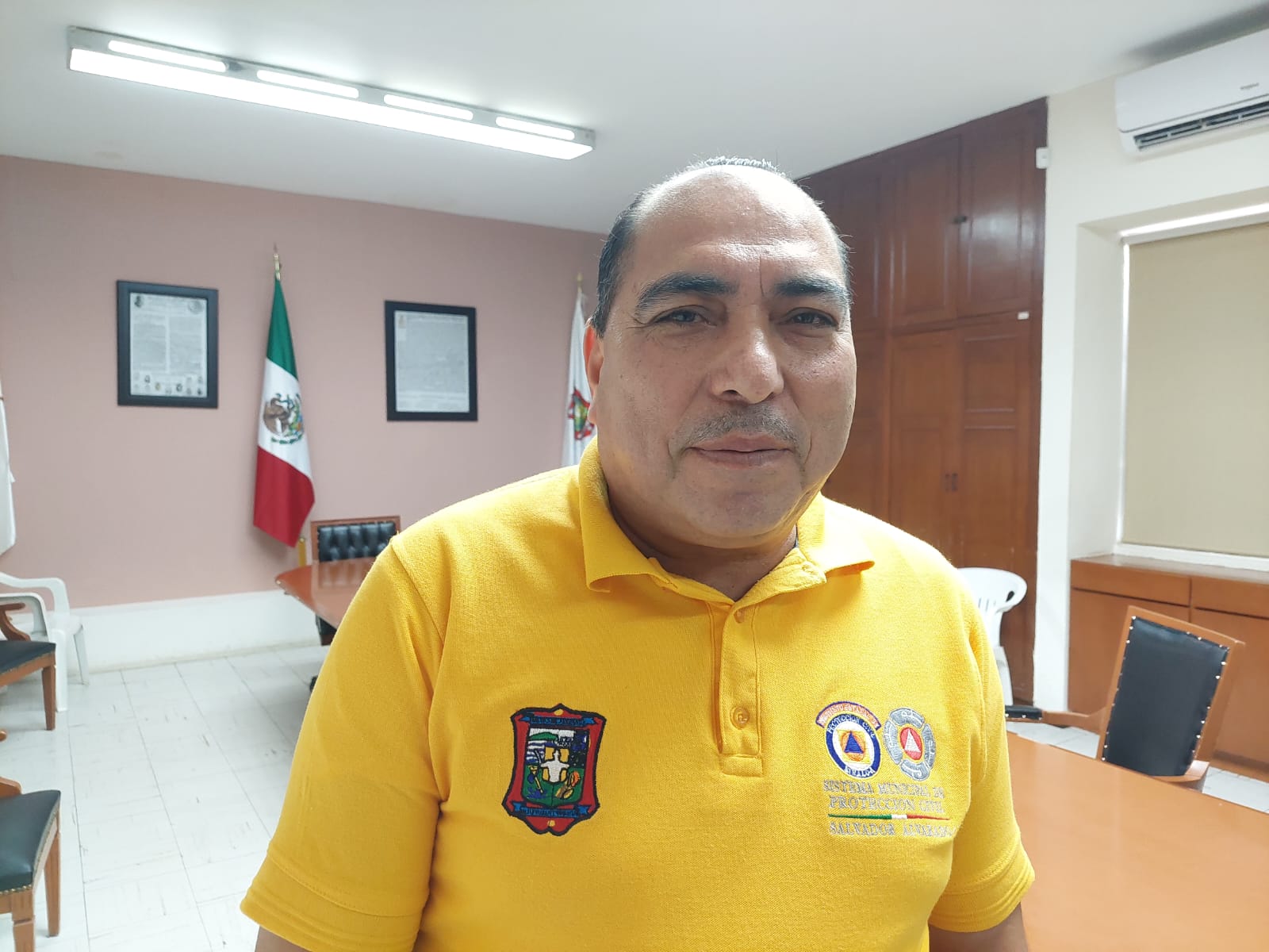 Director de Protección Civil Municipal de Salvador Alvarado, José Carlos Espinoza Espinoza