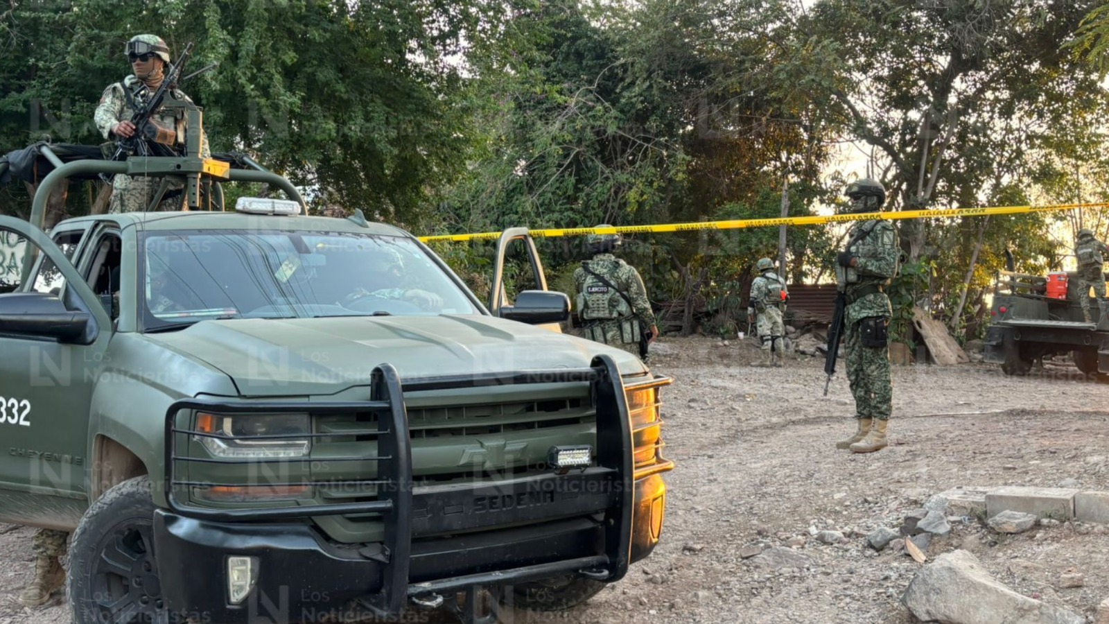 Militares localizan a un joven ejecutado en Las Coloradas, Culiacán Sin.