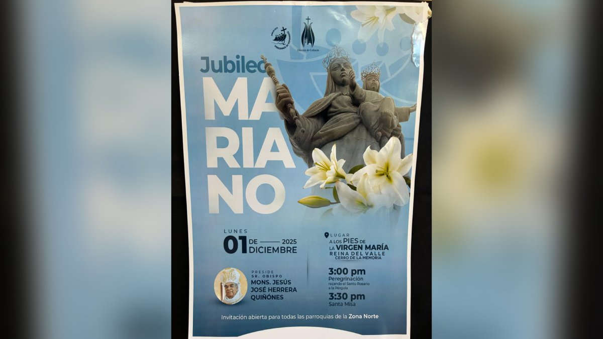 Diócesis de Culiacán invita al Jubileo Mariano en Los Mochis