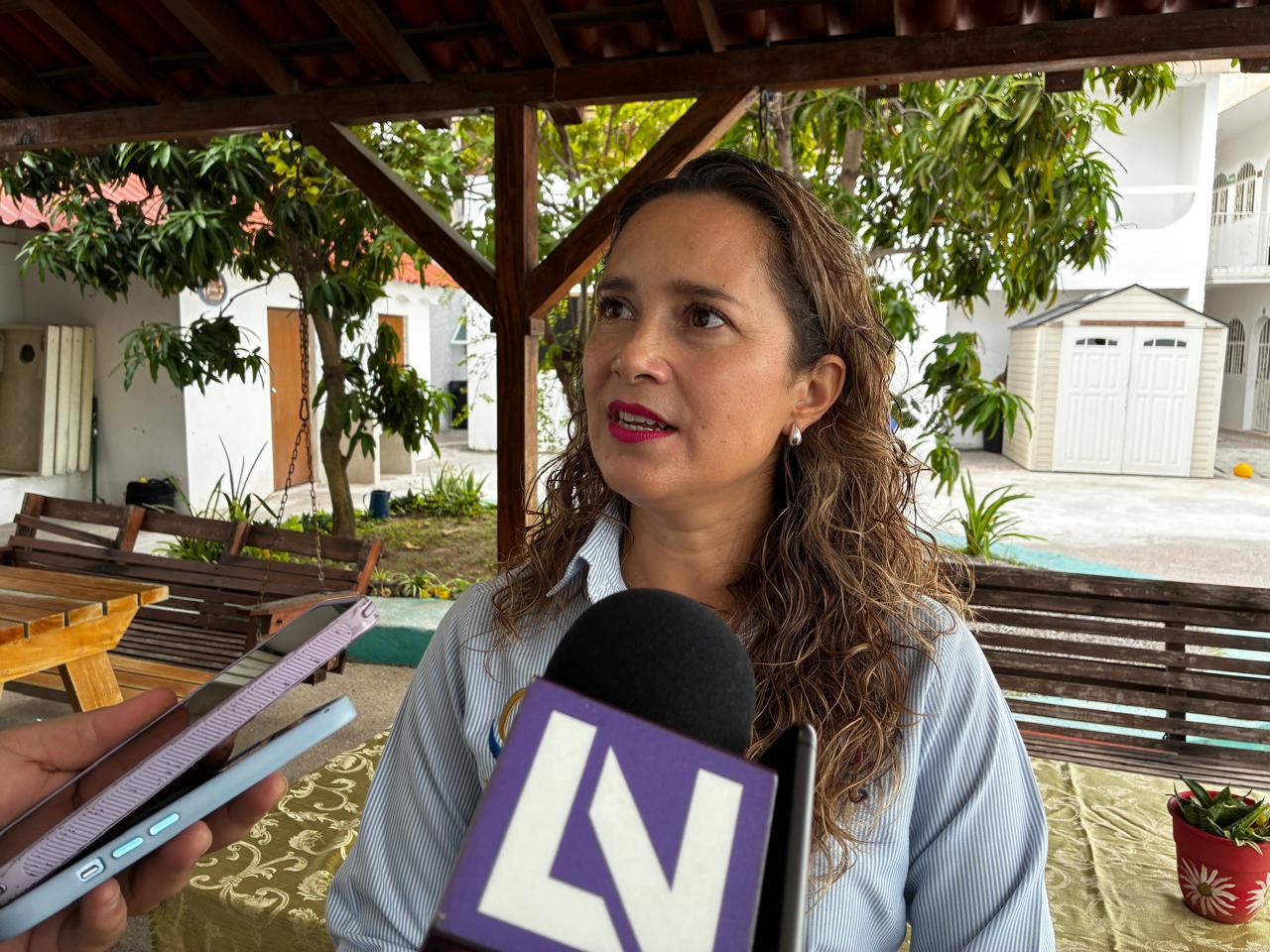 Karla Carrillo, coordinadora de eventos con causa de Todos con Amor, en Mazatlán