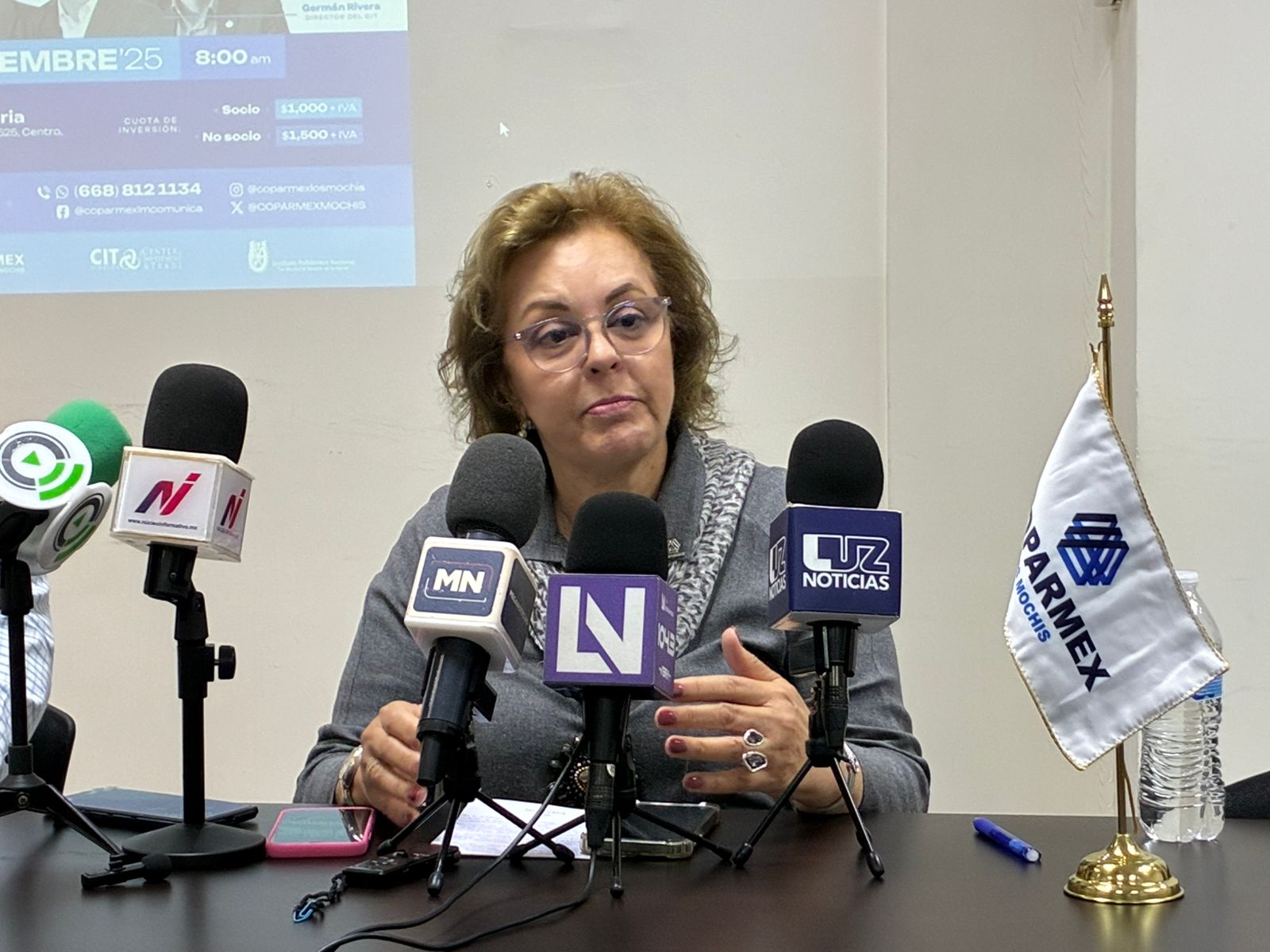 Presidenta de Coparmex Los Mochis, Kenia Moreno Díaz