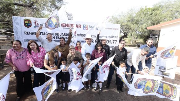Rescatarán kínder en mal estado y ampliarán red eléctrica en Agua Escondida, en Guasave, Sinaloa